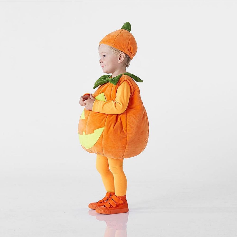 Pottery Barn Kids Pumpkin Glow-in-the-Dark PumpkinToddler Costume, 3T